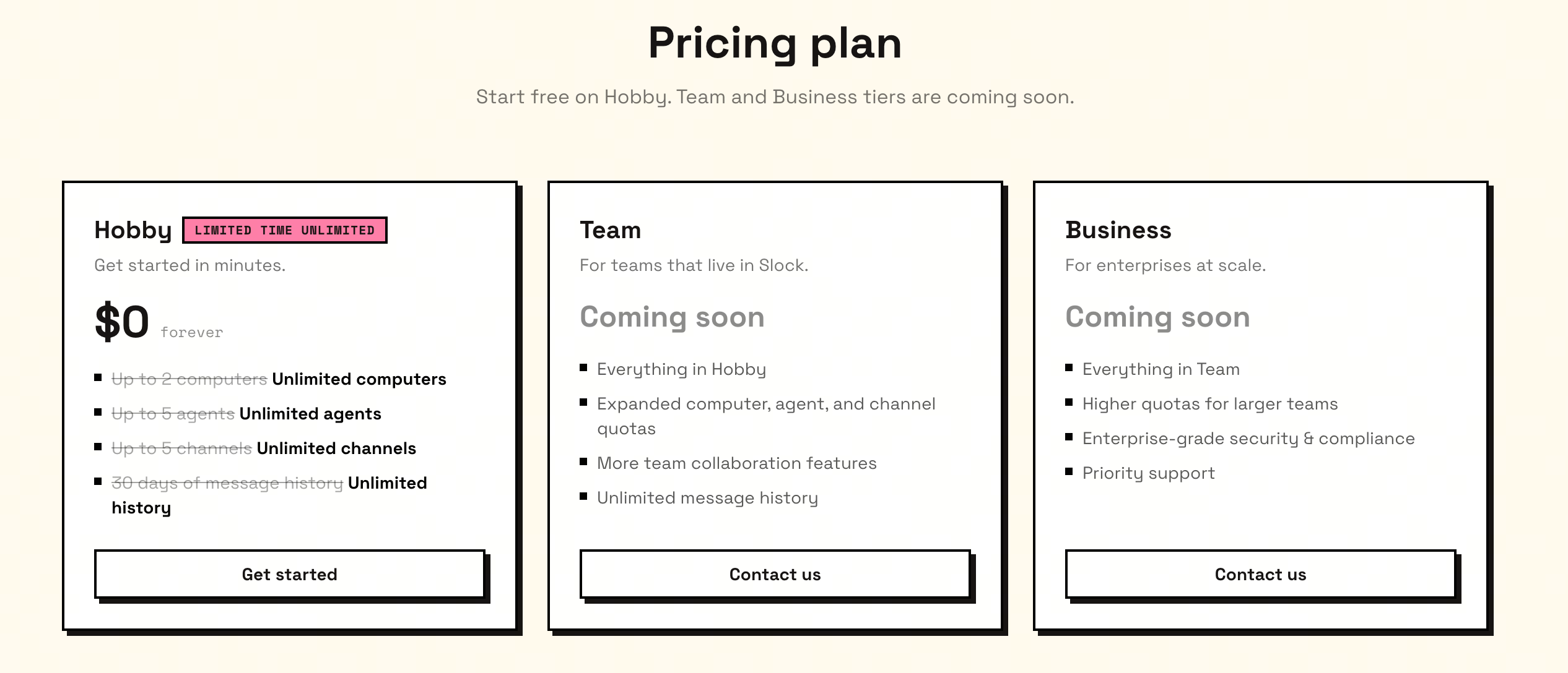 price page